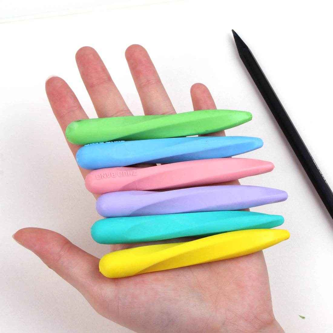 ✏️Adorable Jumbo Cartoon Erasers – Fun, Soft & Perfect for Little Hands! - ThiGui