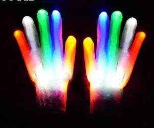 💫Glow Like a Star! Light-Up LED Gloves for Boys' Parties, Costumes, and Crazy Fun - ThiGui