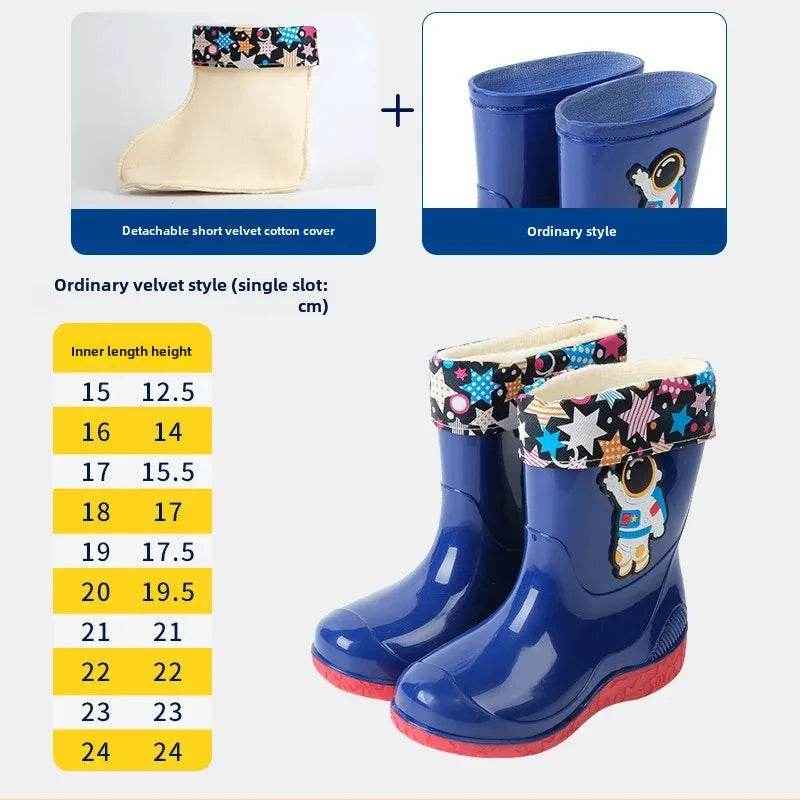 🌧Out-of-This-World Rain Boots for Kids – Cosy, Comfy, and Perfect for Puddle Missions! - ThiGui