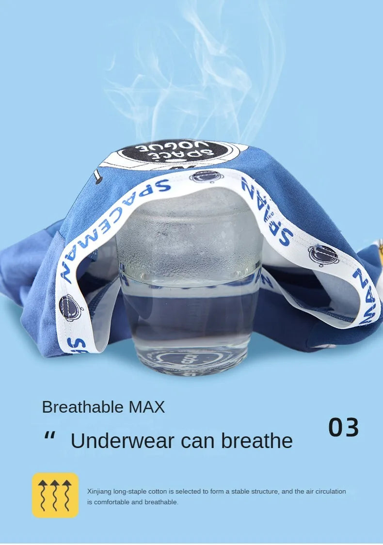 🩲🧒 Cotton Cartoon Boxer Set – Soft, Breathable & Perfect for Little Movers! 🌟🧺 - ThiGui