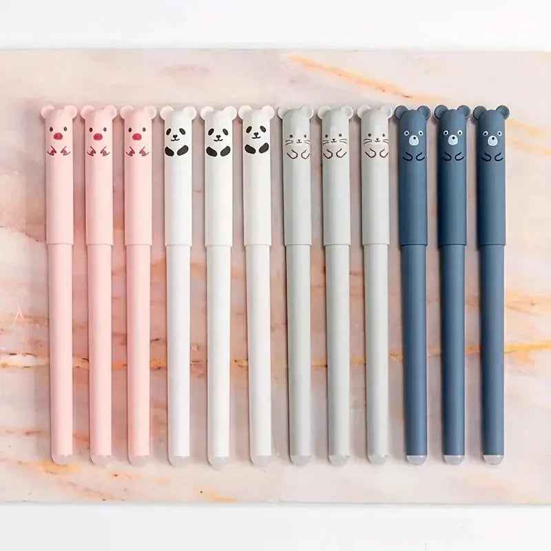 🖊️ Kawaii Capybara & Unicorn Erasable Gel Pens – Adorable Writing Fun for Kids - ThiGui