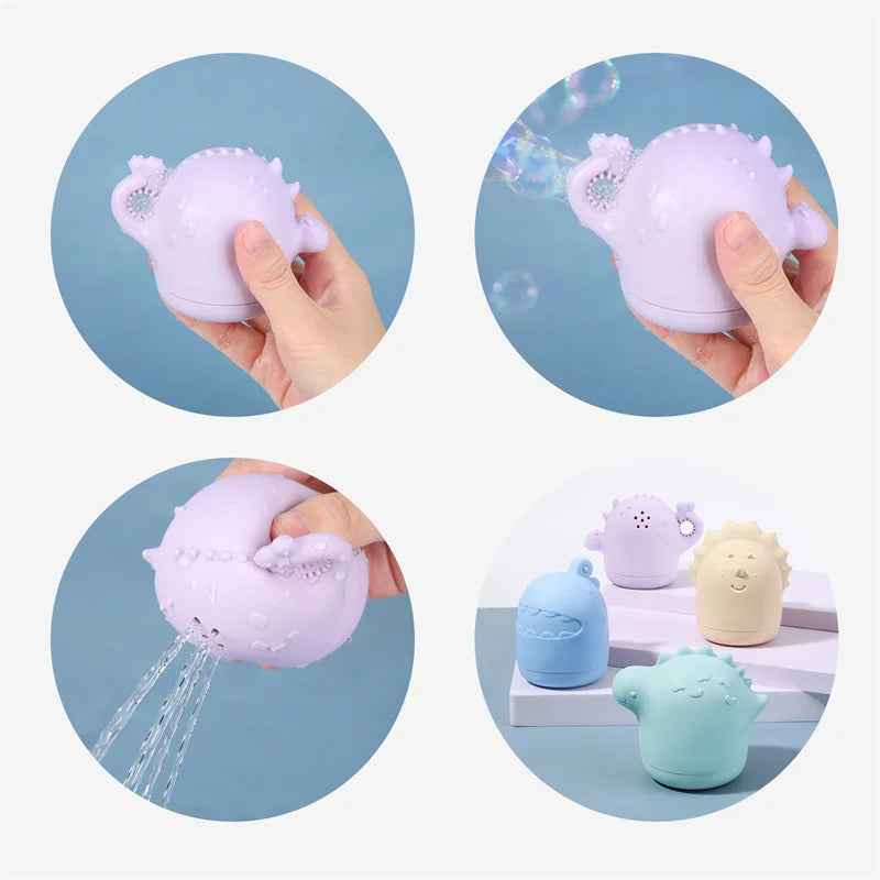 🐳 Soft Silicone Animal Bath Toys – Splash-Safe Fun with Cuddly Creatures! 💦🛁 - ThiGui