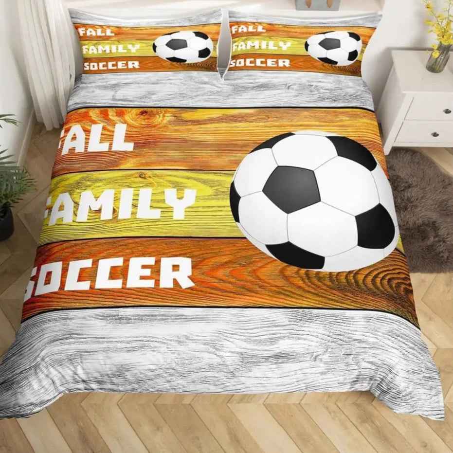 ⚽Goal Time! Dream Big with This Awesome Football Bedding Set - ThiGui