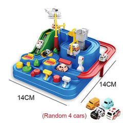 🚂 Adventure on Track – Rail Car Puzzle Toy with Rockets, Animals & Brainy Twists! 🧩🚀 - ThiGui