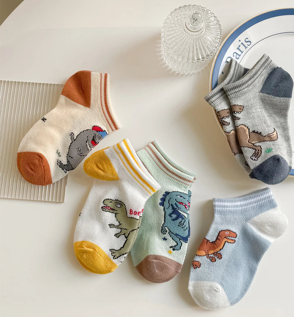 🦖 Roarsome Dino Socks – Soft, Comfy Fun for Happy Little Feet! 🧦💚 - ThiGui