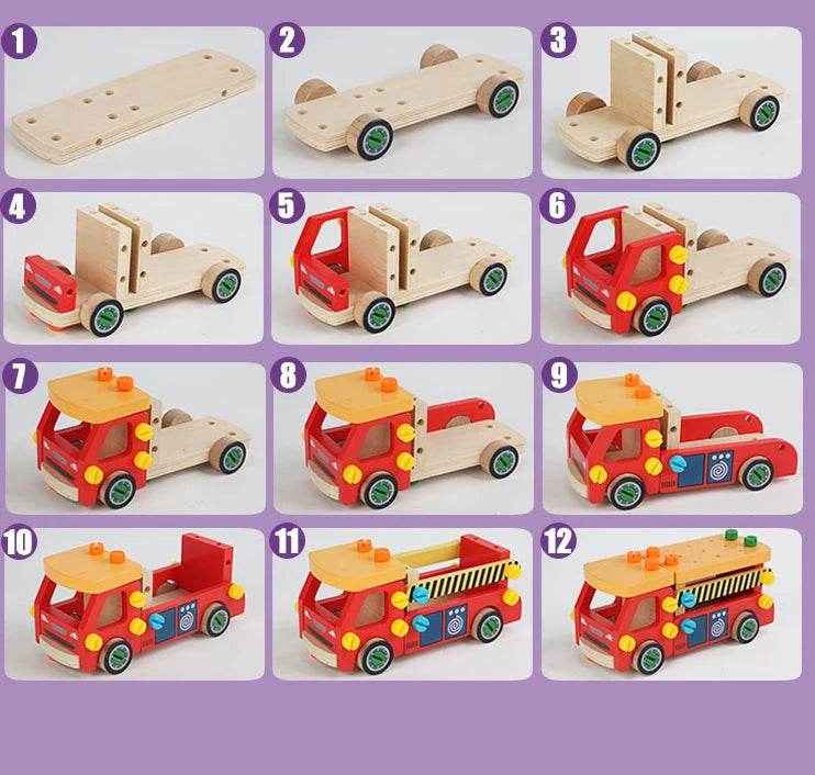 🌳Fix, Twist, and Learn! Montessori Wooden Busy Board for Hands-On Little Builders 🧰🪵 - ThiGui