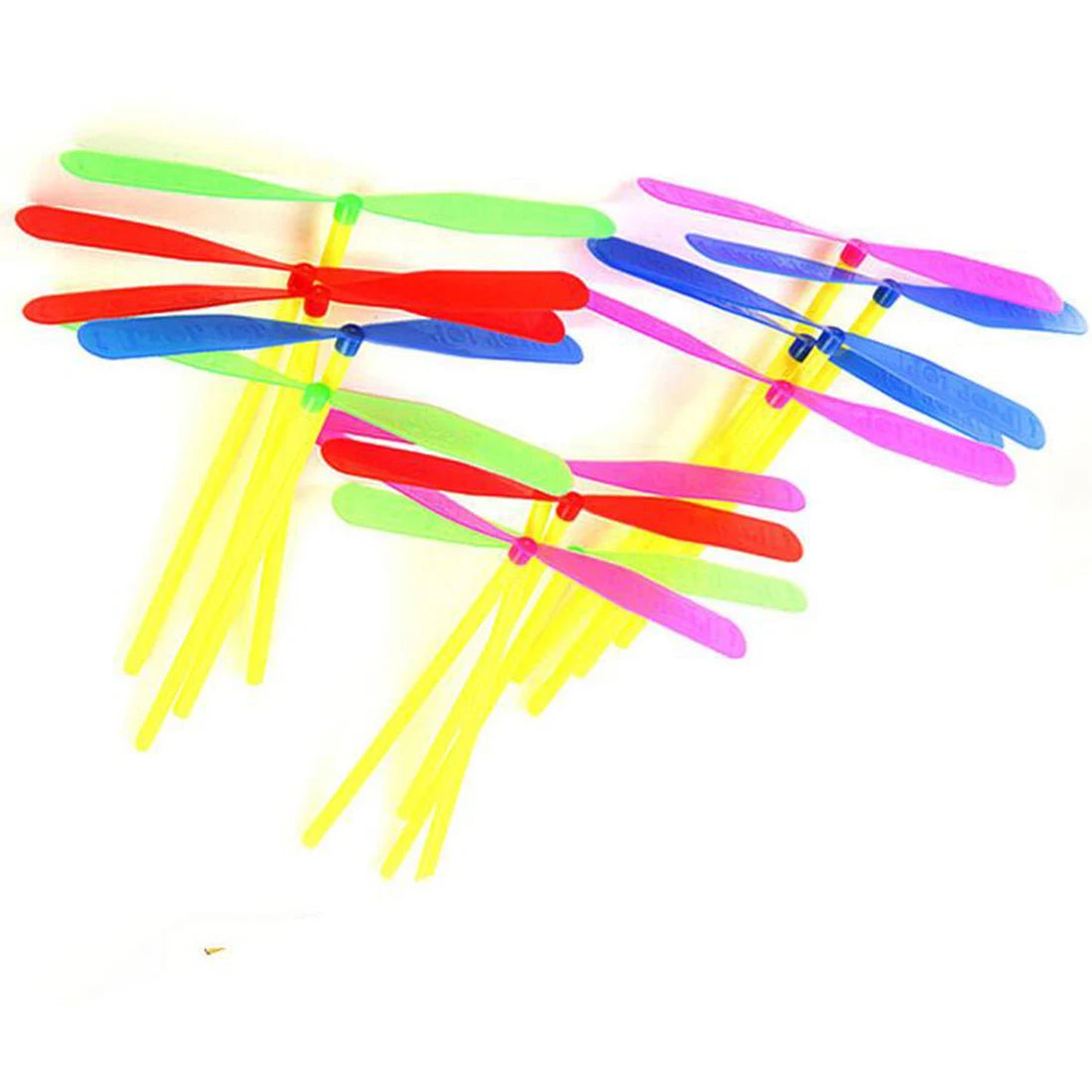 🌀 Whoosh & Laugh! Classic Bamboo Dragonfly Spinning Toy for Big Kids 🎯🎨 - ThiGui