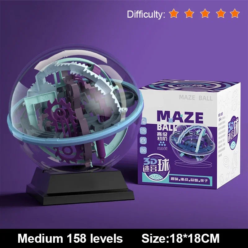 🌀 3D Puzzle Maze Ball – Twist, Turn & Learn with Every Roll! 🎯✨ - ThiGui