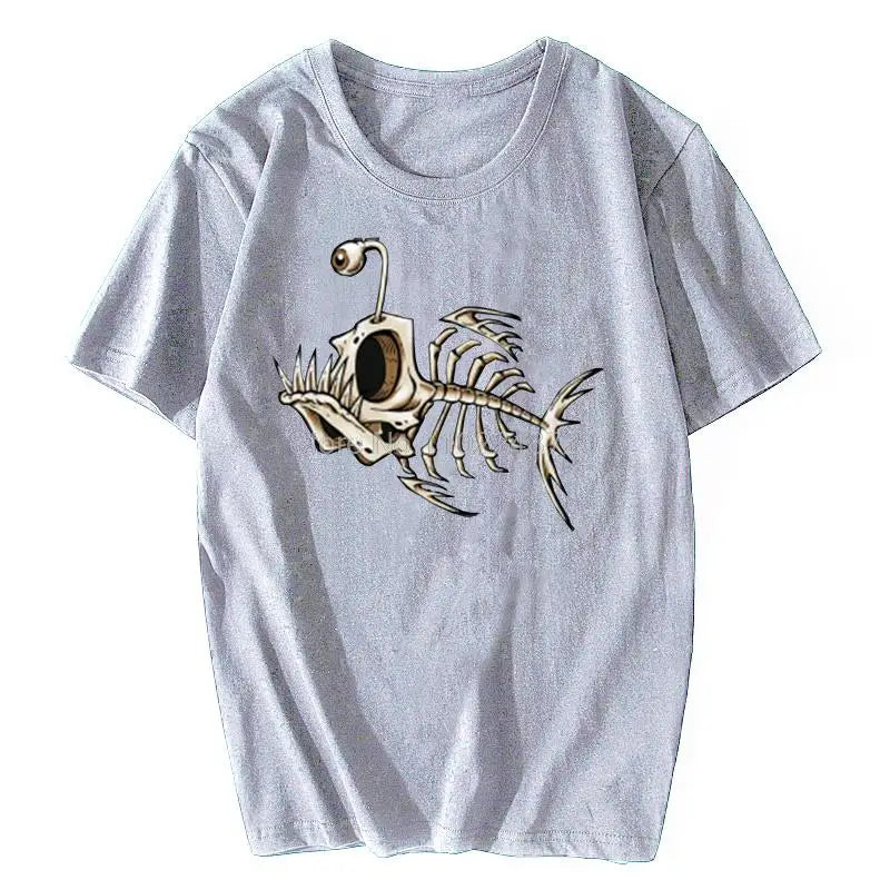 🐟💀 Deep Sea Cool! Funny Bonefish Skull T-Shirt for Boys – Bold, Comfy & Totally Epic 🎣🖤 - ThiGui