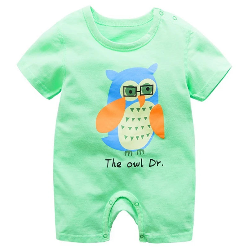 🍃 100% Cotton Summer Baby Romper – Soft, Safe & Super Sweet! 👶 - ThiGui