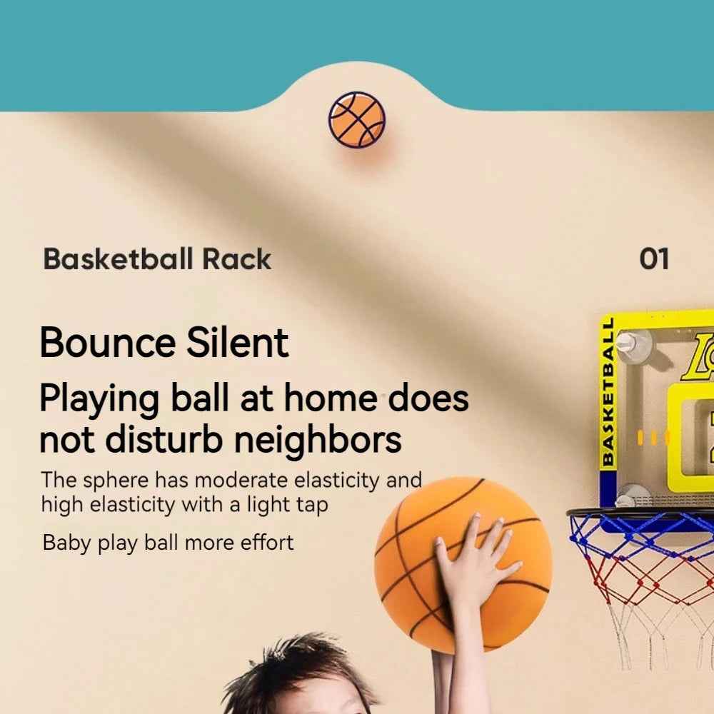 🏠Bounce Without the Bang! Soft Foam Basketball for Indoor Fun - ThiGui