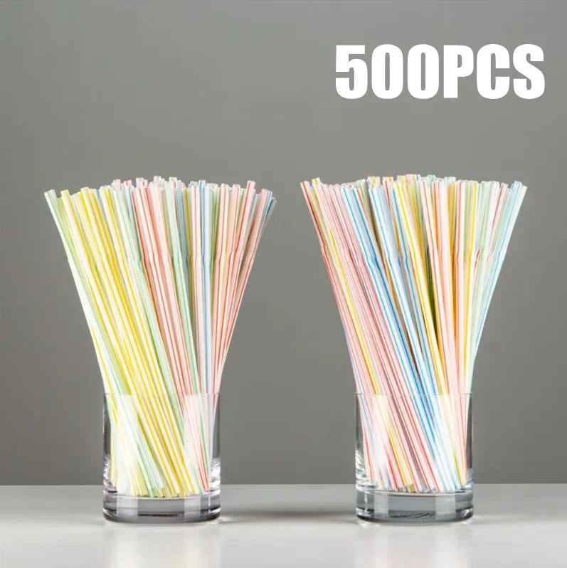 🎉Bright and Fun Multicolor Straws – Perfect for Parties, Playdates, and Everyday Sips! - ThiGui