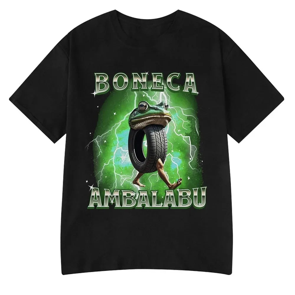 Italian Brainrot Meme Tee 😂🔥 Tralalero Tralala Cotton Y2K T-Shirt - ThiGui