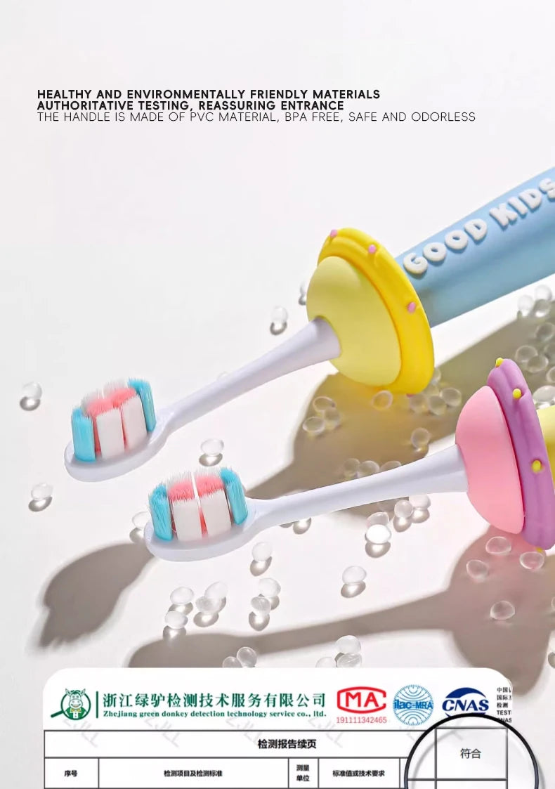 🪥🚀 Cartoon Astronaut Kids Toothbrush – Gentle Bristles, Galactic Fun! 🌙👦 - ThiGui