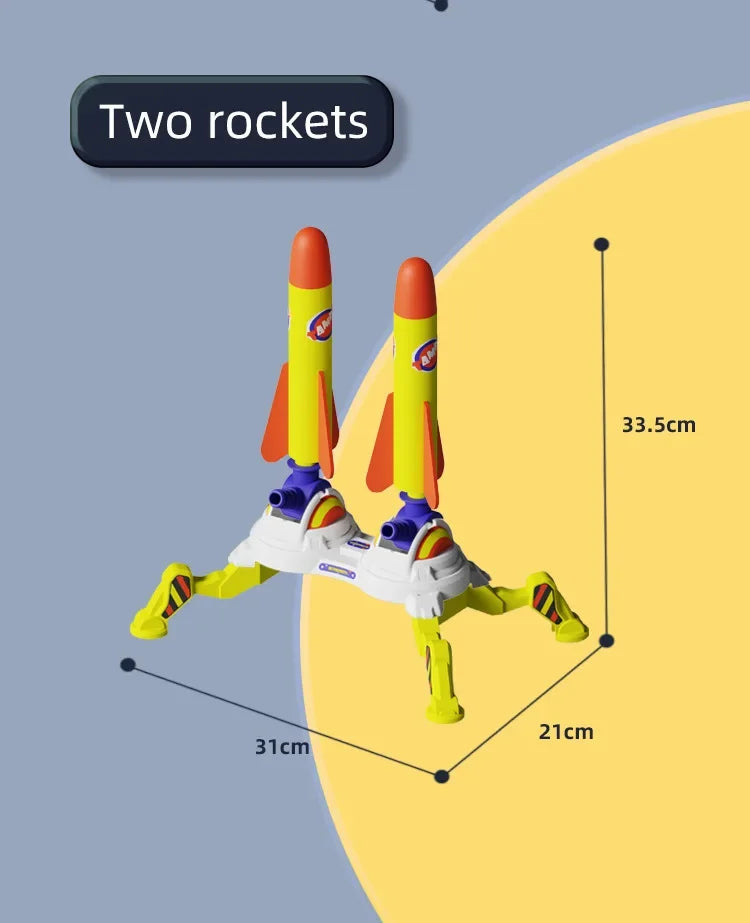 🚀 Ready, Set, STOMP! Air Rocket Launcher Toy for Outdoor Fun & Energy Burn 🔥👟 - ThiGui