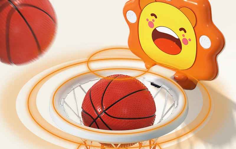 🏀 Stick & Dunk Basketball Set – Indoor Hoop Fun Without the Screws! 🧒💥 - ThiGui
