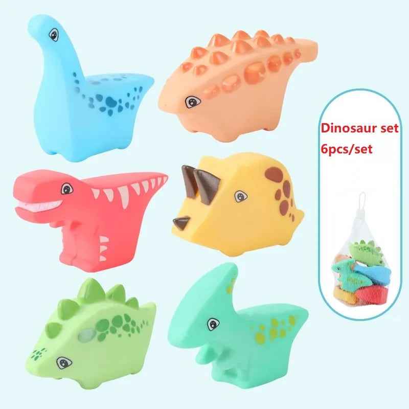 🐳 Squeeze, Splash & Smile – Adorable Rubber Bath Toys for Baby’s Tub Time! 🛁🦀 - ThiGui