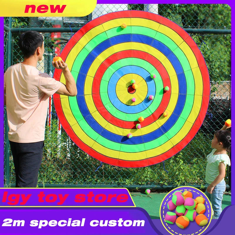🎯 Sticky Ball Dartboard – Mess-Free Throwing Fun for Energetic Boys! 🧲🏃‍♂️🌈 - ThiGui