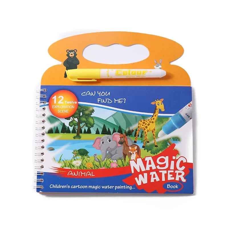 💦Just Add Water! The Magical Reusable Drawing Book Boys Can’t Put Down - ThiGui