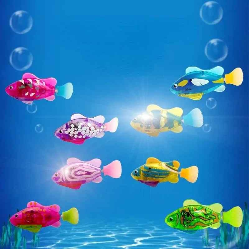 🐠 LED Swimming Robot Fish – Glowing Underwater Fun for Curious Kids! 💡🐟 - ThiGui