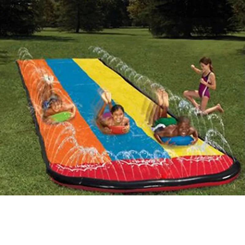 🌊💦 Slip, Slide & Smile! Backyard Water Slide with Sprinkler – The Ultimate Summer Splash 🌞👧🧒 - ThiGui
