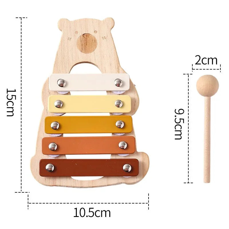 🥁 Montessori Musical Toy Set – Little Hands, Big Sound Adventures! 🎶👶 - ThiGui