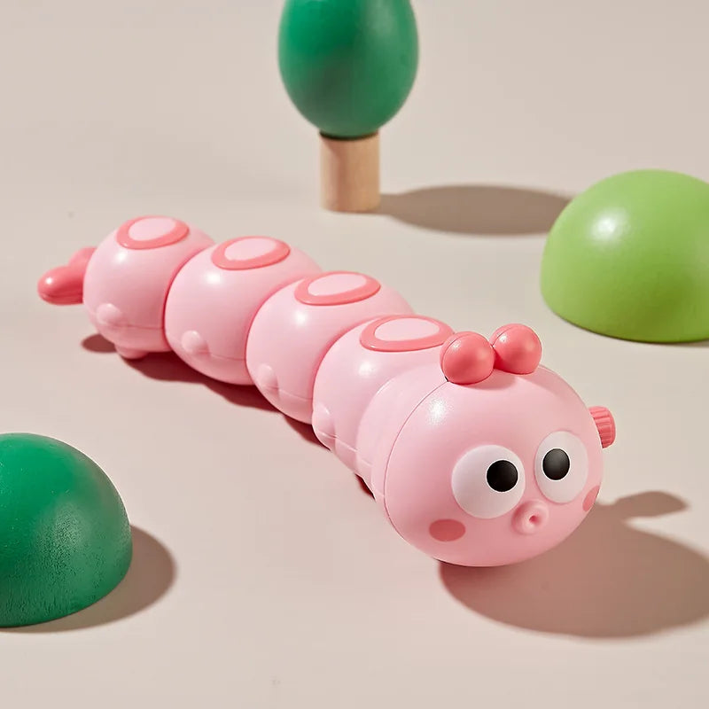 🐛⏰ Wind-Up Wiggly Caterpillar – Educational Fun That Moves! 🌀🐾 - ThiGui