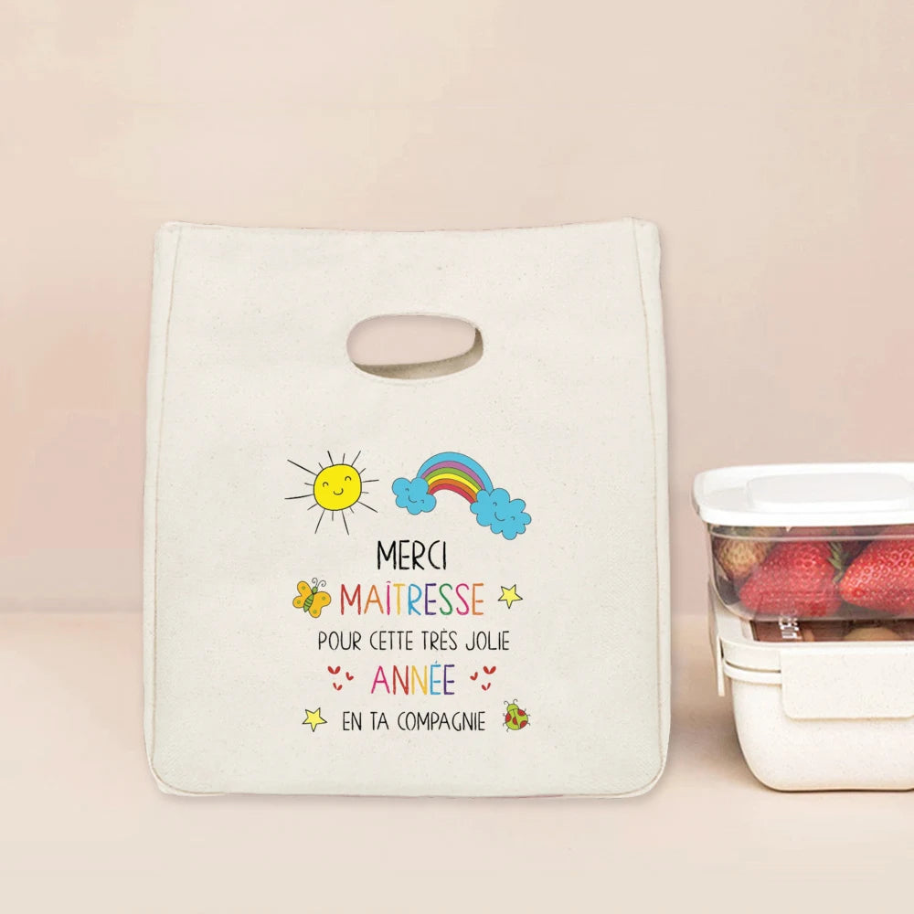 🍱 Thank You Teacher Thermal Lunch Bag – A Warm Hug in a Practical Gift! 🌟 - ThiGui