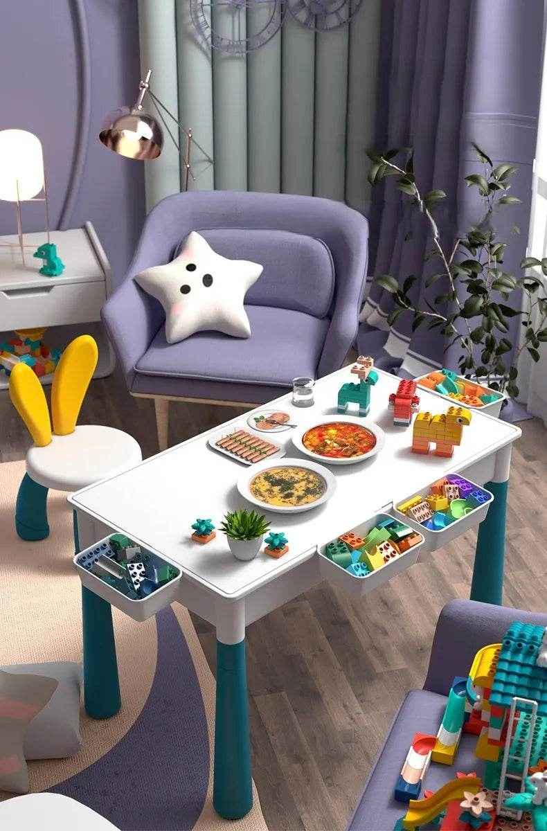 🧱The Ultimate Kids Activity Table – 6-in-1 Fun, Learning & Storage Station! - ThiGui