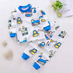 🧒 Cartoon Pajama Outfit – Comfy Day & Night Wear for Busy Toddlers! 🌟👕 - ThiGui