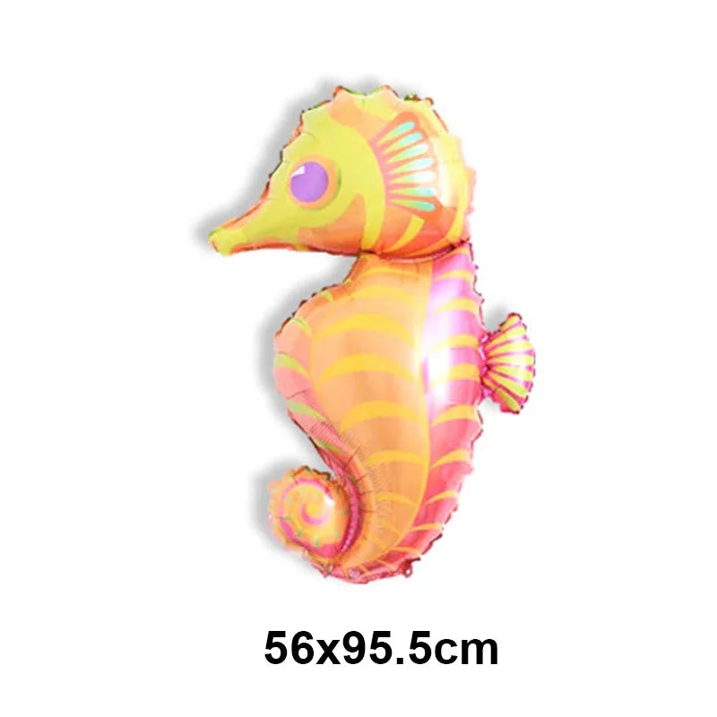 🐠 Under the Sea Birthday Balloon Set – Dive into a Magical Ocean Party! 🌊🎈 - ThiGui