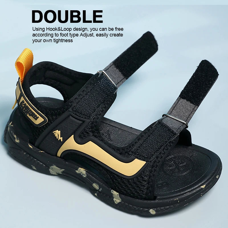 🏖️ Adventure-Ready! Camouflage Summer Sandals for Active Boys 👣💥 - ThiGui