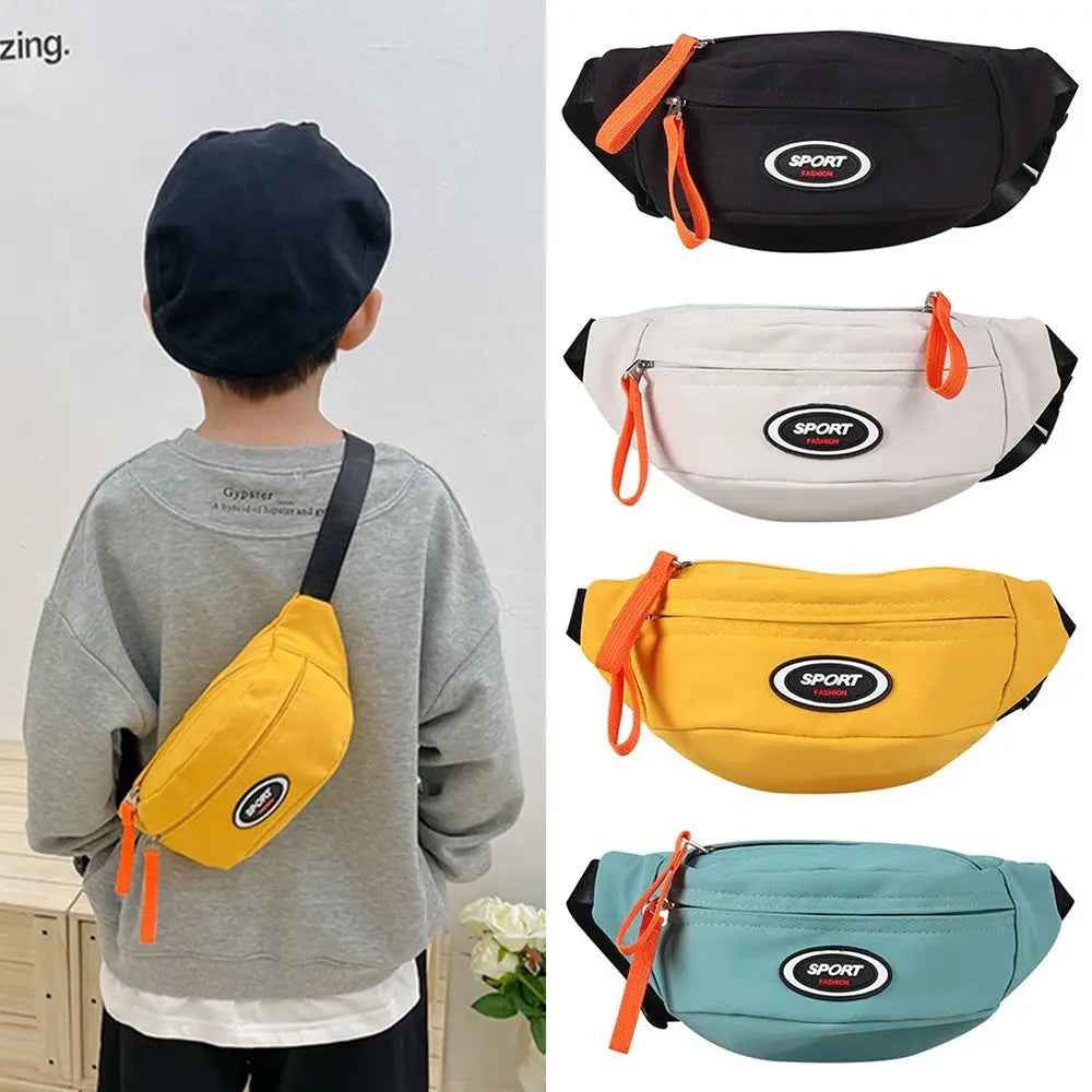 🎒 Everyday Adventure Buddy! Cute & Comfy Canvas Chest Bag for Active Kiddos 👧 - ThiGui