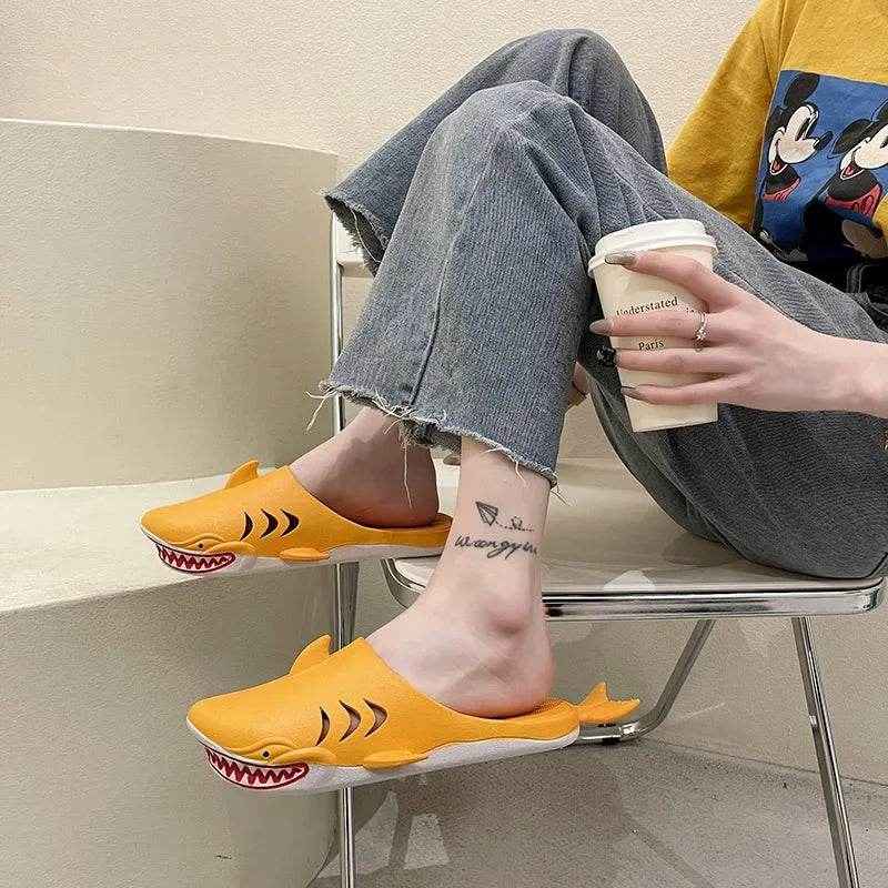 🦈Cheeky Shark Slippers for Boys – Snappy Style, Soft Comfort! - ThiGui