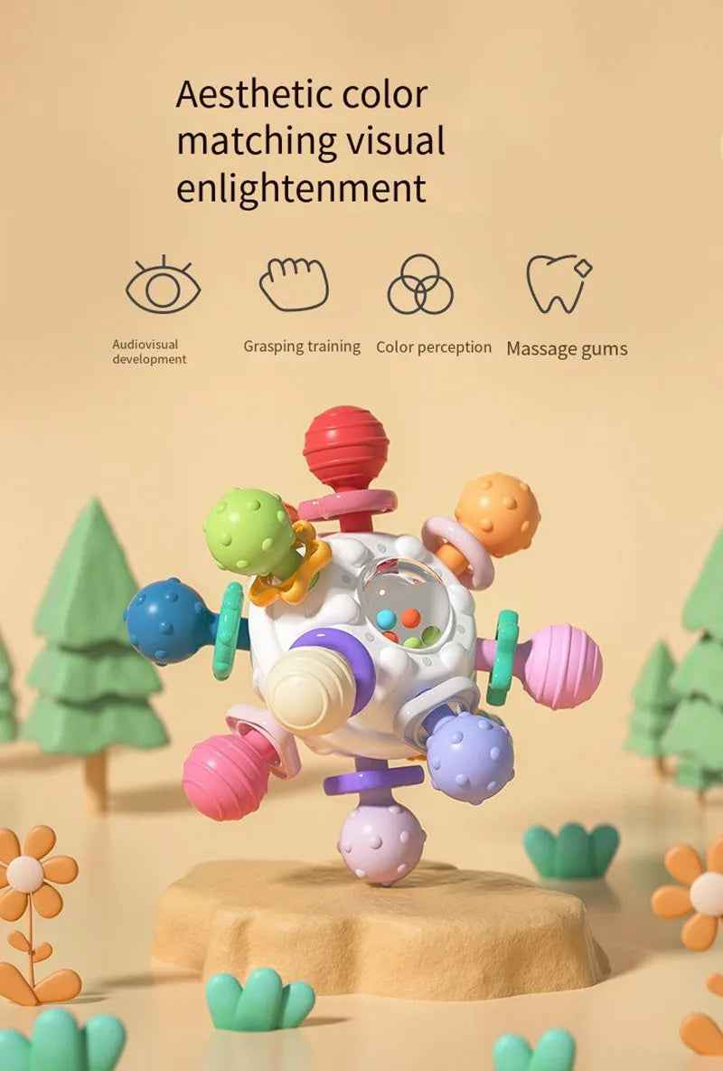 👶 Baby’s First Sensory Rattle – A Tiny Toy with Big Benefits! 🎈🐘 - ThiGui