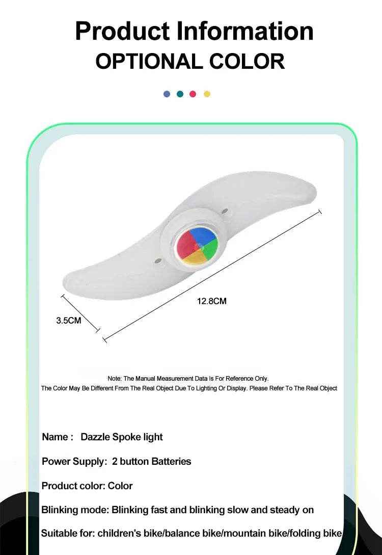 🚴Light Up the Ride! The Colorful LED Bike Spoke Lights That Make Every Cycle Magical - ThiGui