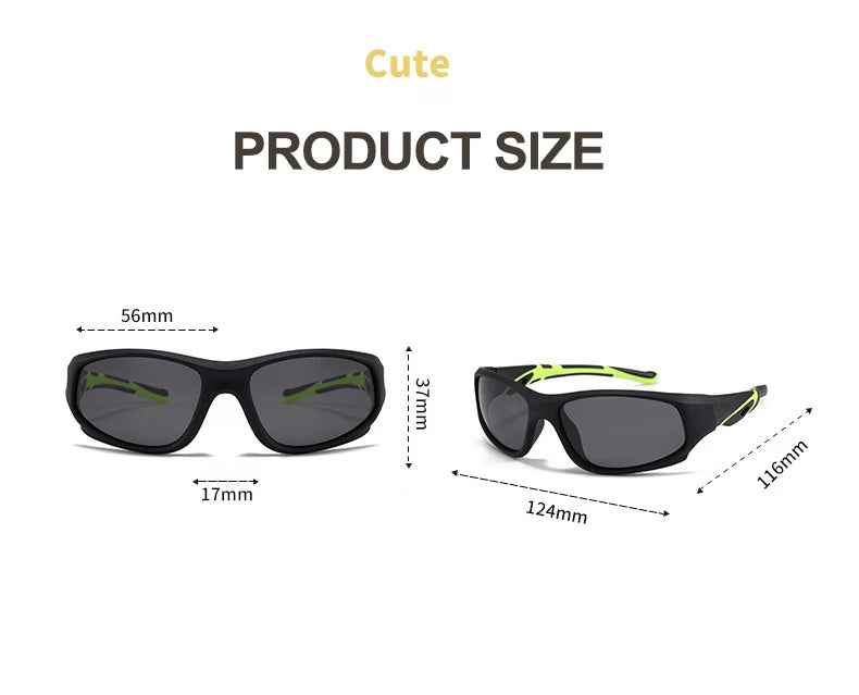 🕶️ Fun & Comfy Kids' Polarized Sunglasses – Perfect for Little Adventurers! 🕶️ - ThiGui