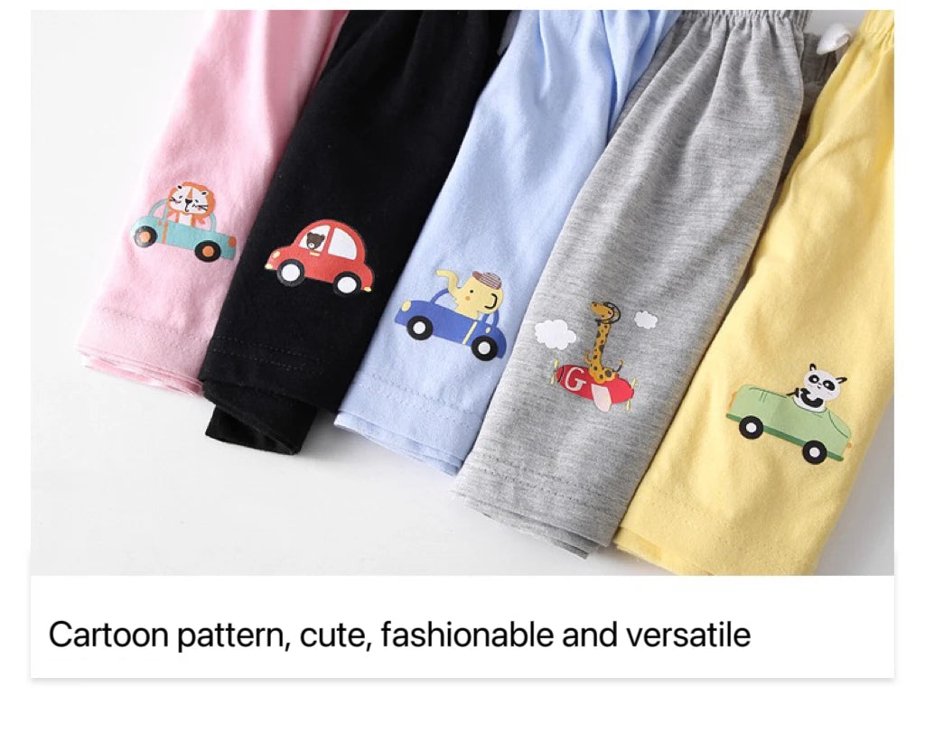 ☀️ Pure Cotton Summer Shorts – Comfy Coolness for Active Boys! 🩳🌈 - ThiGui