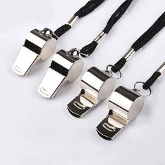 Super Loud Stainless Steel Whistles – 5-Pack with Lanyards for Busy Boys & Safety-Conscious Mums - ThiGui