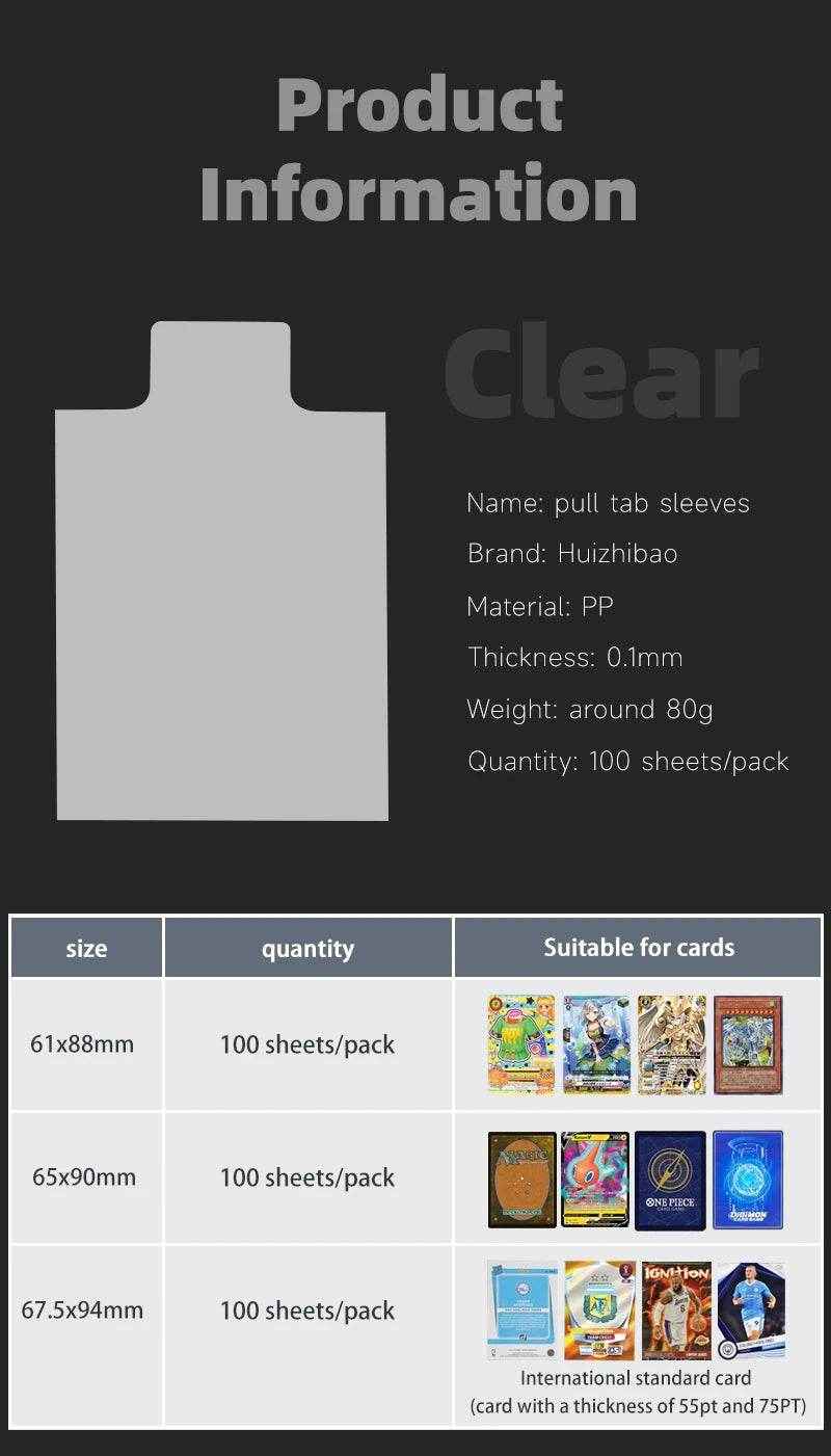 🛡️Super Handy Pull Tab Sleeves – Make Card Storage Easy for Your Little Collectors! - ThiGui