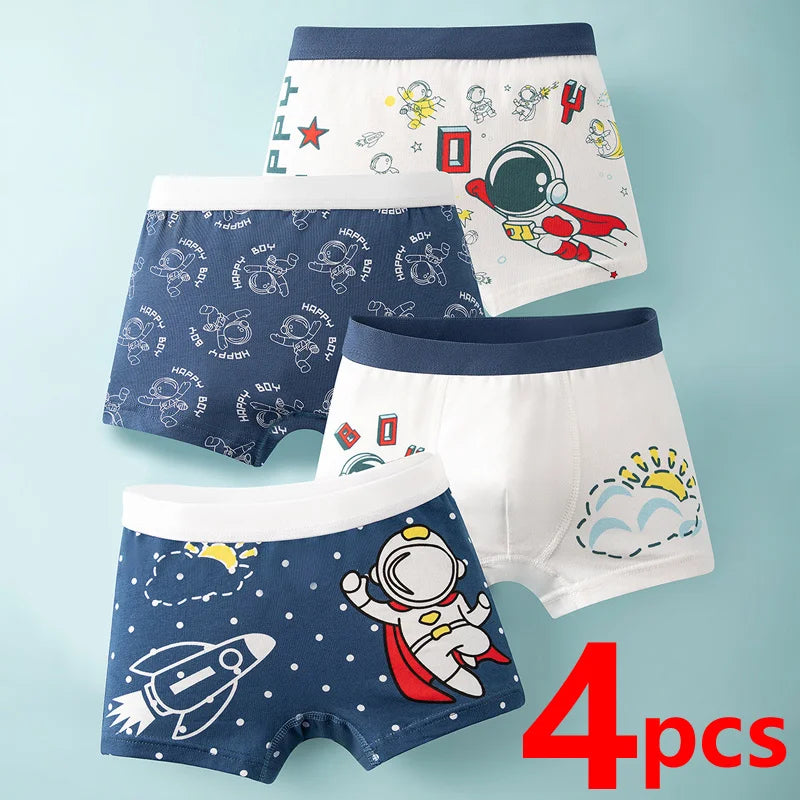 🦖 Dino Days Boxer Briefs – Soft & Comfy Cotton Undies for Boys! 🩳✨ - ThiGui