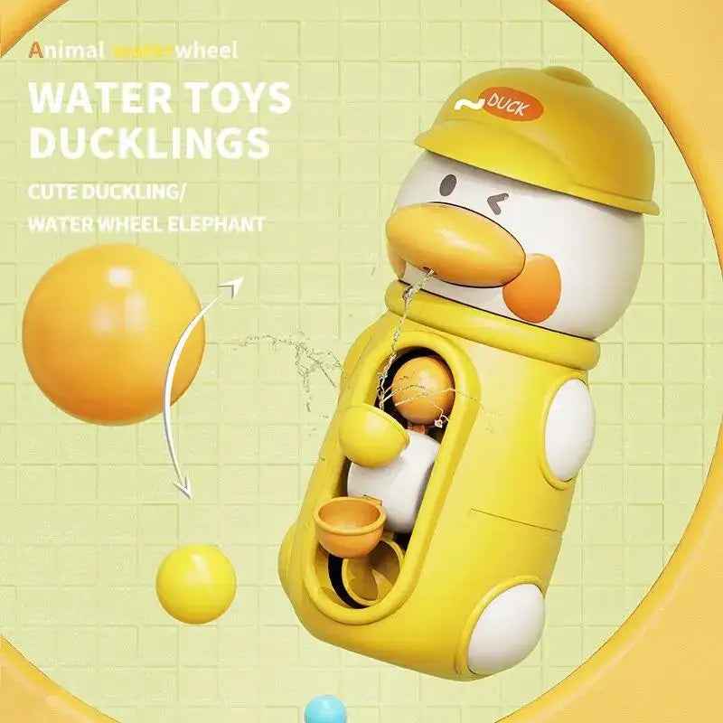 🛁 Duck Waterwheel Bath Toy – Splash, Scoop & Spin with Bathtime’s Cutest Companion! 🐤💦 - ThiGui