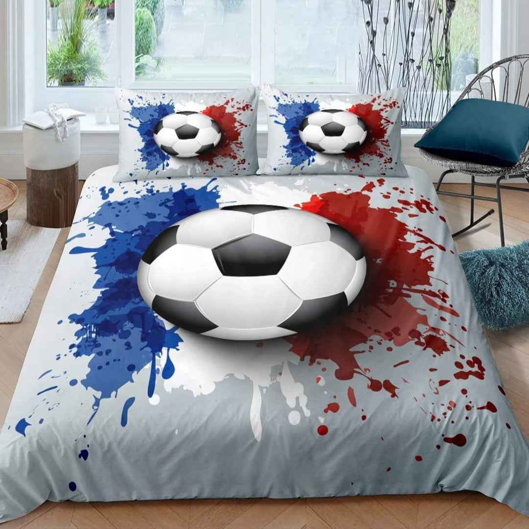 ⚽Goal Time! Dream Big with This Awesome Football Bedding Set - ThiGui