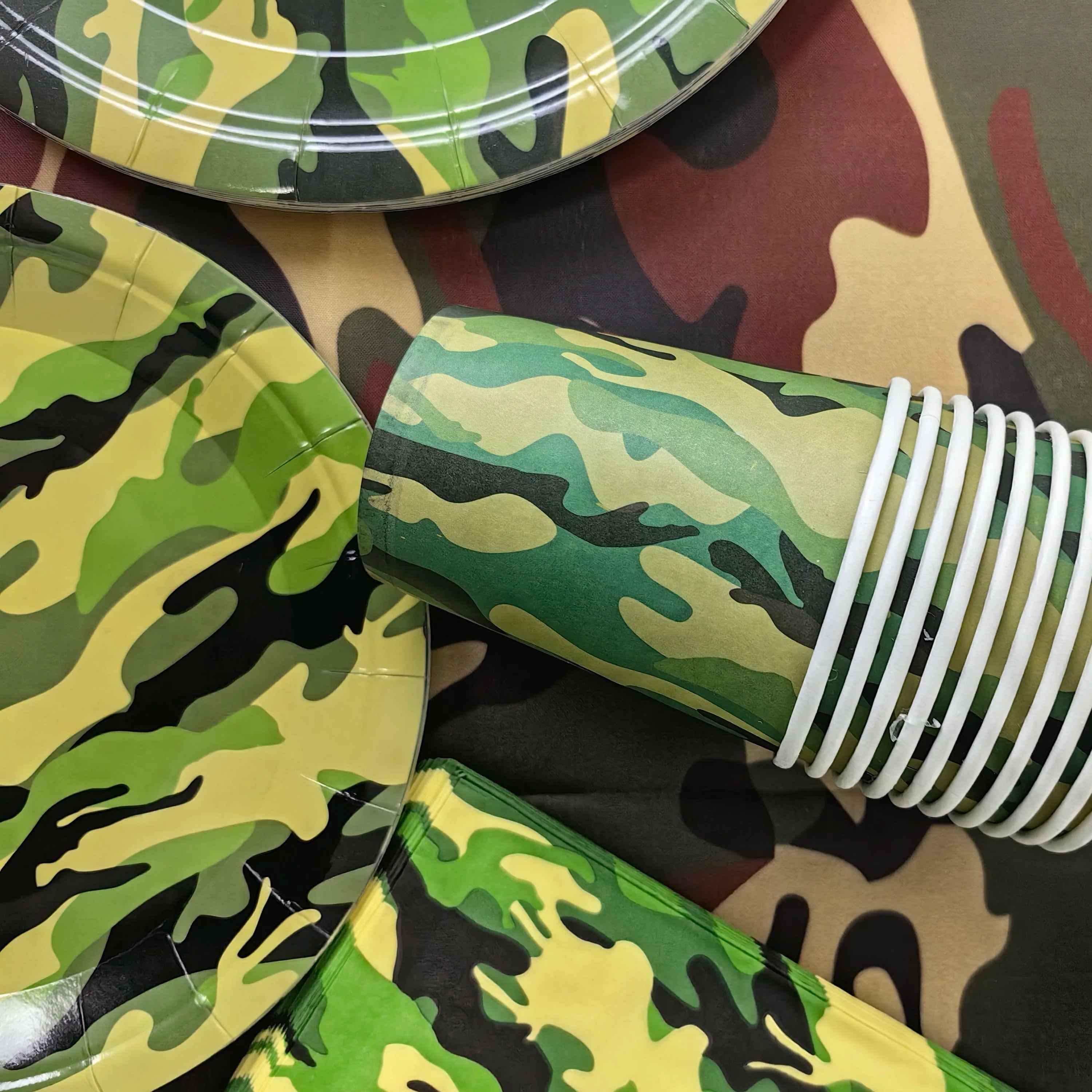 🪖The Ultimate Camouflage Party Set – Turn Your Boy's Birthday Into an Army Adventure! - ThiGui