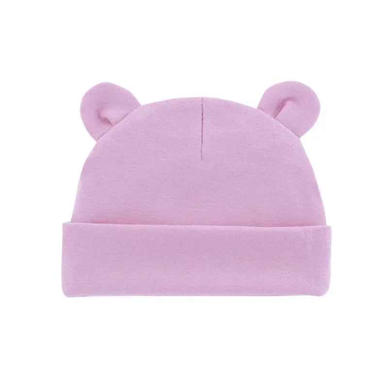🧸 Soft Baby Cotton Hat with Ears – Cuteness & Warmth in One! ❄️👶 - ThiGui
