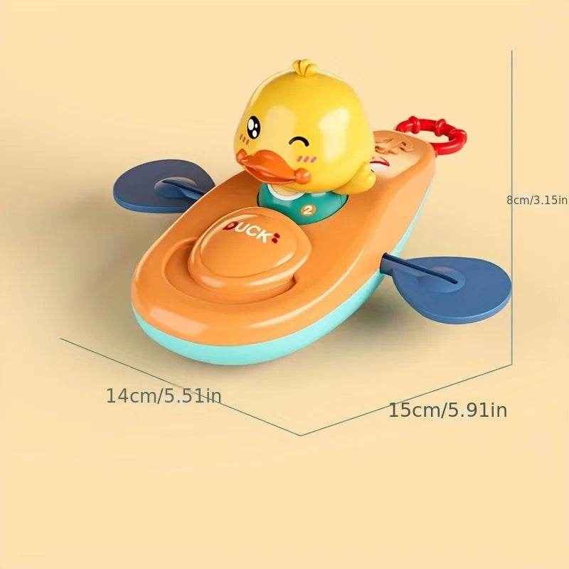 🐥 Little Yellow Duck Kayak Toy – A Splash of Fun for Every Bath & Pool Day! - ThiGui