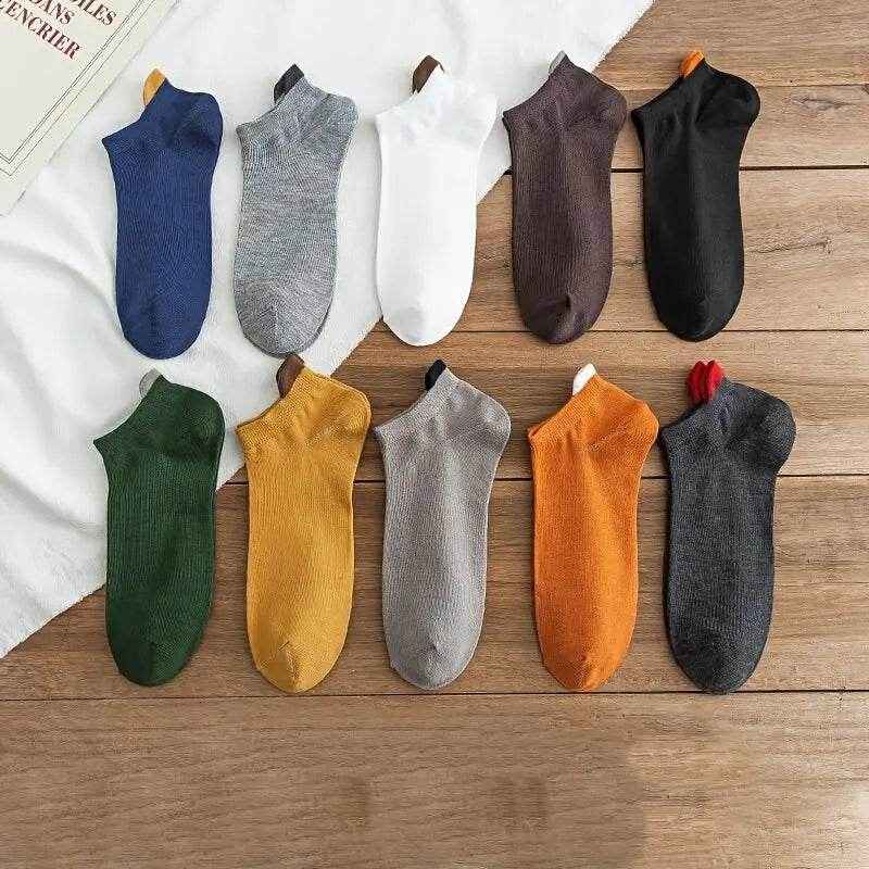 🧦Comfy Cotton Ankle Socks – 10 Pairs of Soft, Breathable Everyday Winners for Your Little Dynamo! - ThiGui