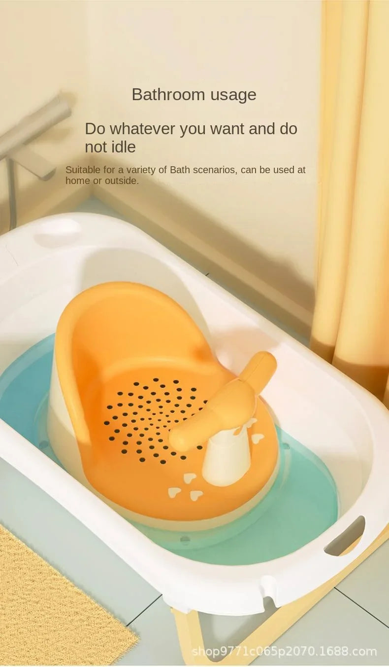🚿Comfy Baby Shower Seat – Safe, Foldable & Perfect for Little Wigglers! 👶 - ThiGui