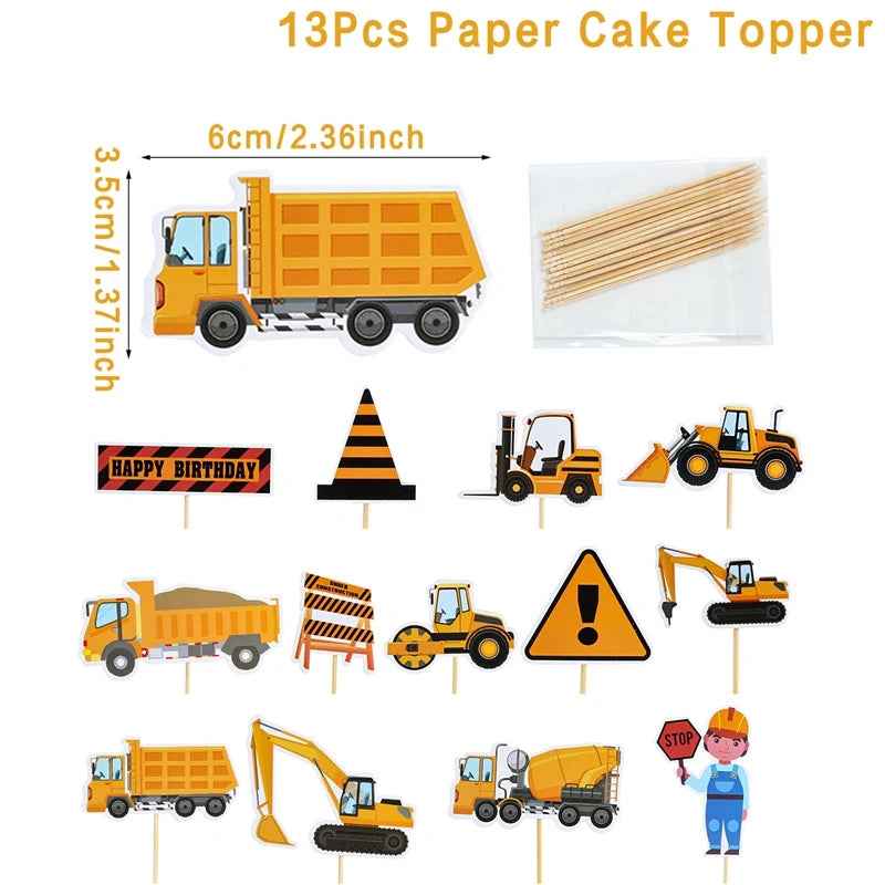 Dig In, Builders! Adorable Construction Party Set for a Wrecking Good Time 🎉 - ThiGui