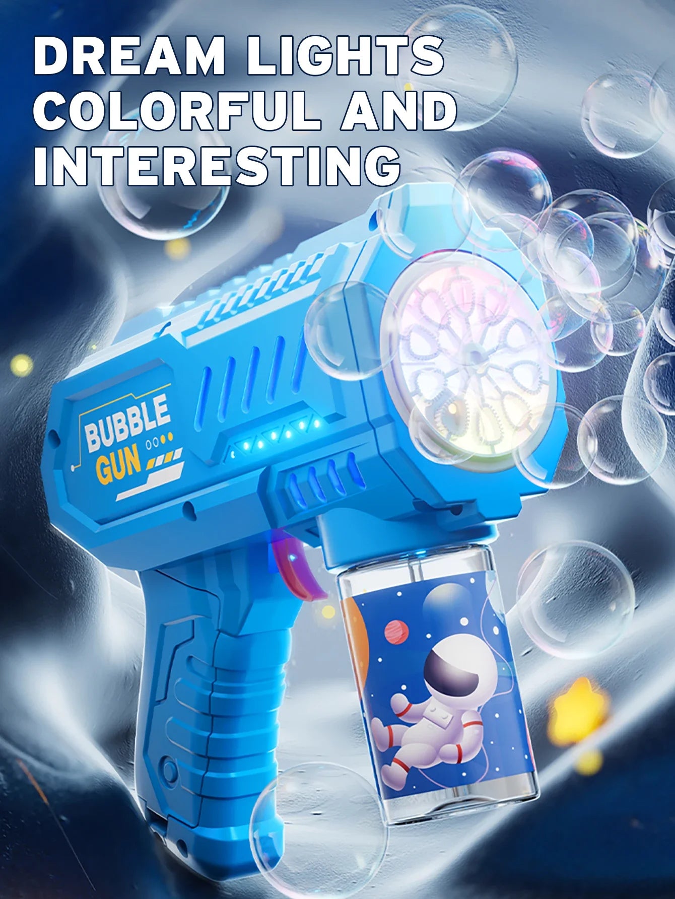 ✨ LED Bubble Blaster – Colourful, Automatic Fun for Energetic Boys! 🫧🔫 - ThiGui